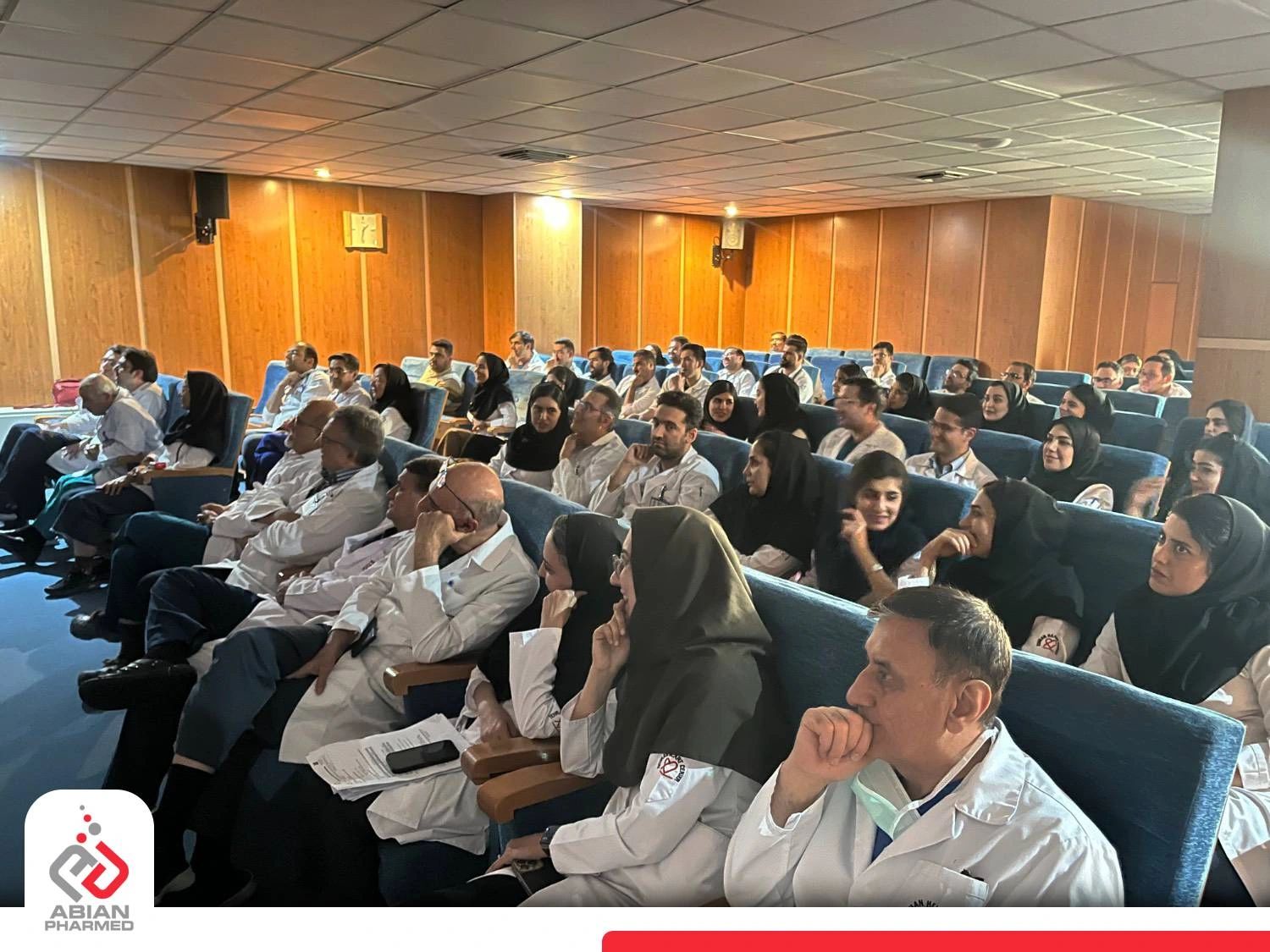 نشست علمی شرکت ابیانفارمد در بیمارستان قلب تهران - خرداد ۱۴۰۵»